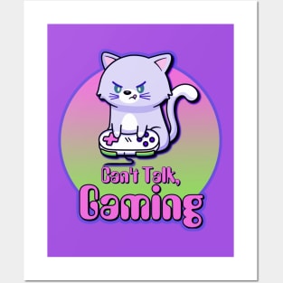 Can't Talk, Gaming Purple Posters and Art